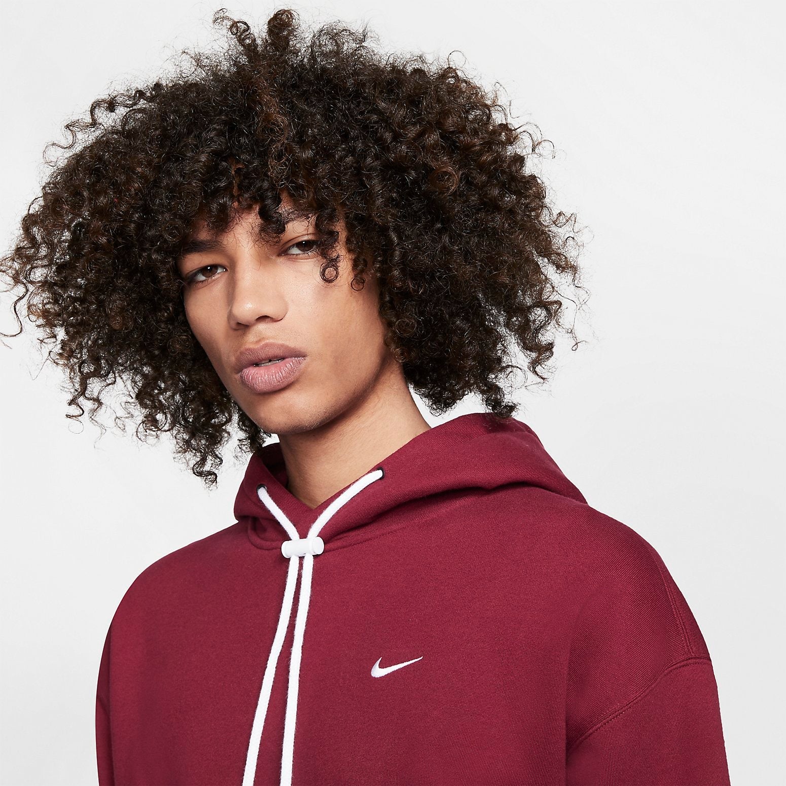 Nike Lab Solo Swoosh Hoodie 'Burgundy' CD6393-677