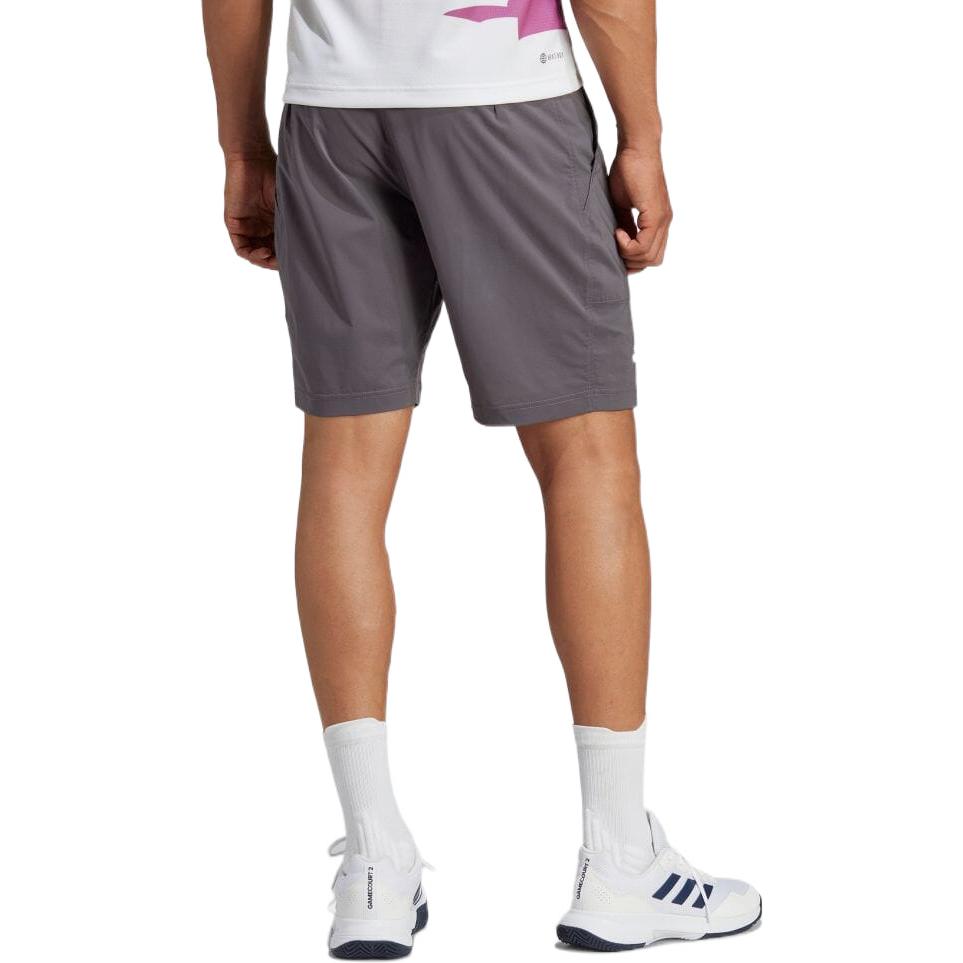 Men's adidas Logo Printing Loose Sports Shorts Gray HY8722