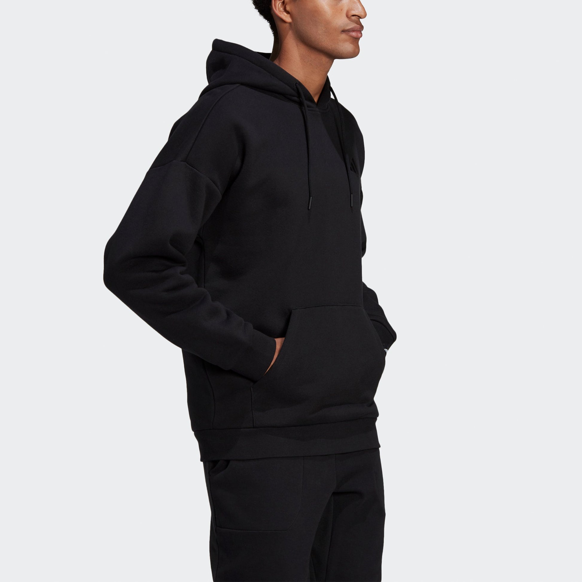 adidas M Urban Whd Bst Athleisure Casual Sports Loose Fleece Lined Black GK4786