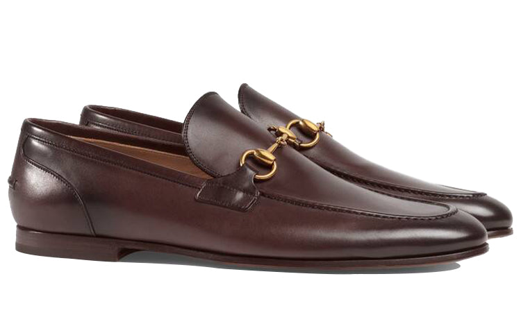 Gucci Jordaan Loafer 'Dark Brown Leather' 406994-BLM00-2024