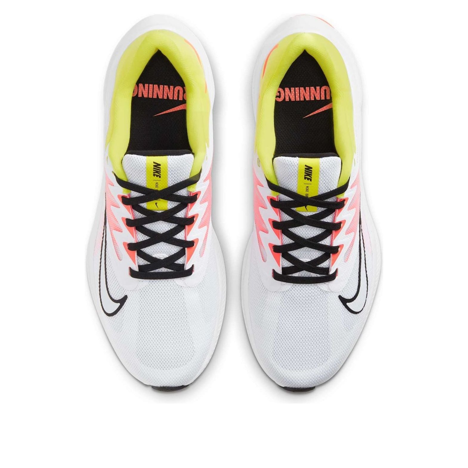 (WMNS) Nike Quest 3 'White Orange Yellow' CD0232-107