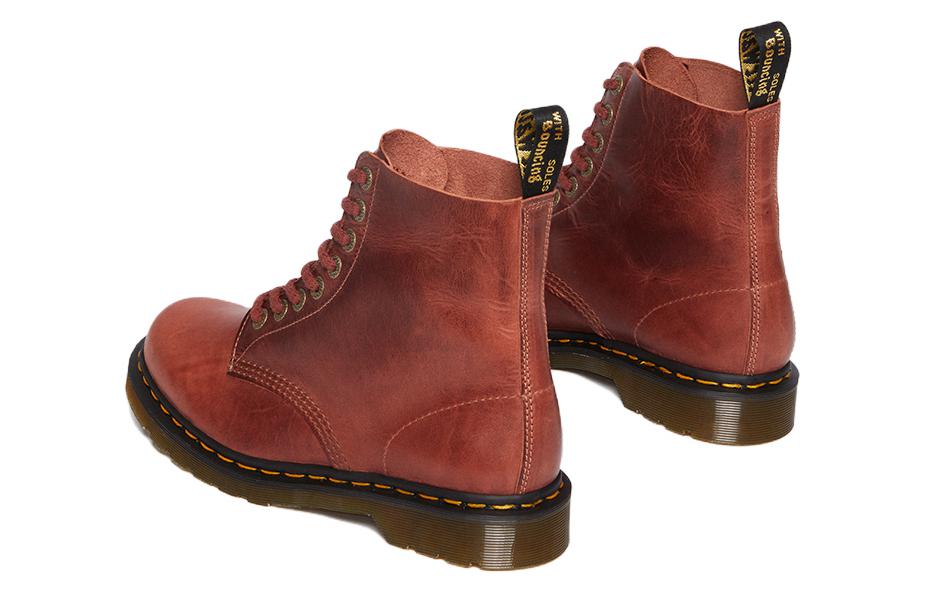Dr. Martens 1460 Pascal Made in England Denver Leather Lace Up Boots 'Brown' 30576293
