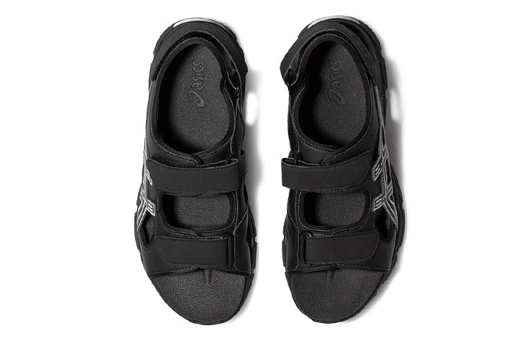 ASICS Kahana Sd Outdoor Sports Unisex Sandals 'Black Silver' 1203A130-002