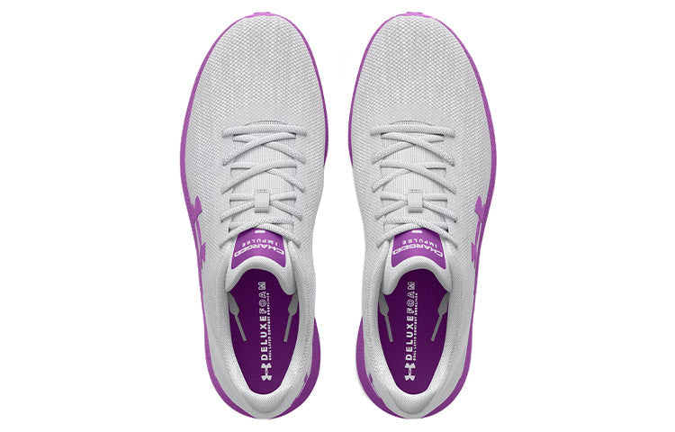 (WMNS) Under Armour Charged Impulse 2 Knit 'Grey Mega Magenta' 3024886-104