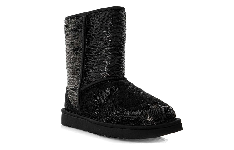 (WMNS) UGG Classic Short Cosmos Sequin 1103796-BKGM