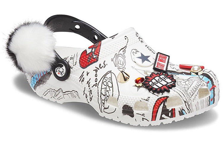 Disney x Crocs Pattern Unisex White Sandals 207401-100