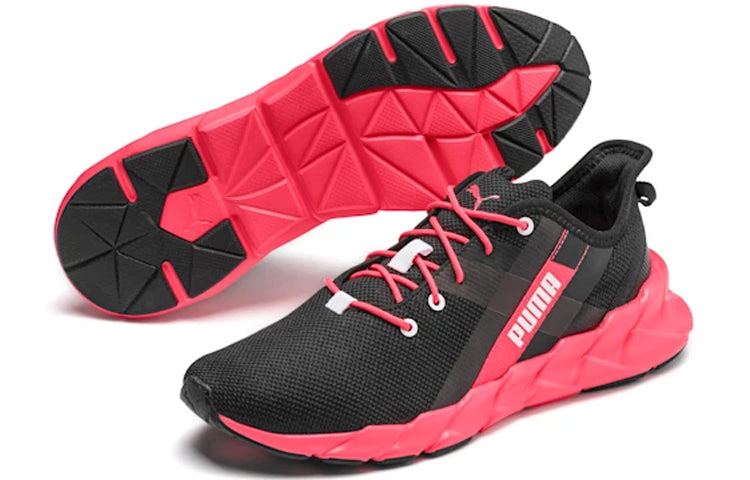 (WMNS) PUMA Weave XT Black/Pink 192611-02