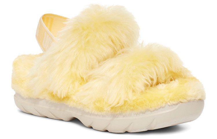 (WMNS) UGG Fluff Sugar Sandal 'Yellow' 1119999-YEL