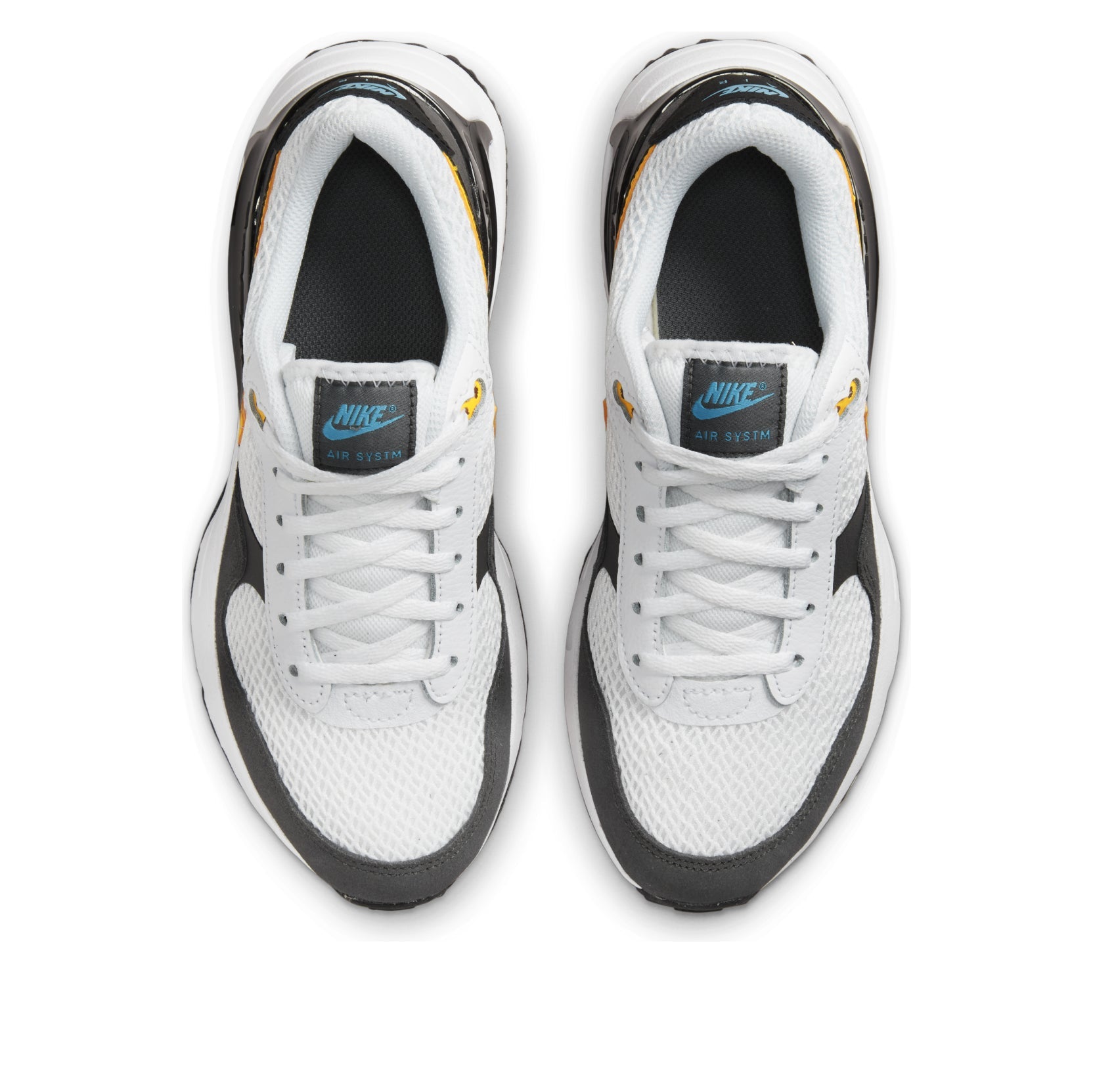 (GS) Nike Air Max SYSTM 'White Grey Laser Orange' DQ0284-104