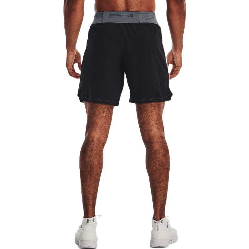 Under Armour Speedpocket 7inch Shorts 'Grey Black' 1375403-012