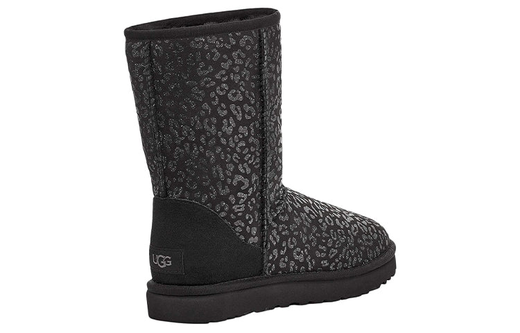(WMNS) UGG Snow Leopards Boots 'Black' 9405855-BLK