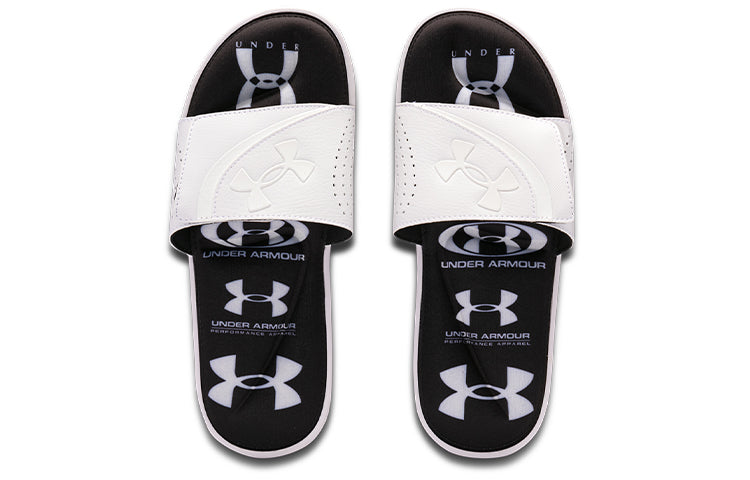 Under Armour Ignite 6 Graphic Strap Slide 'White' 3024451-101