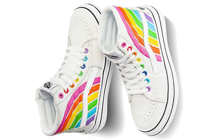 Vans Flour Shop x Super ComfyCush SK8-HI 'Rainbow' VN0A54EU2N7