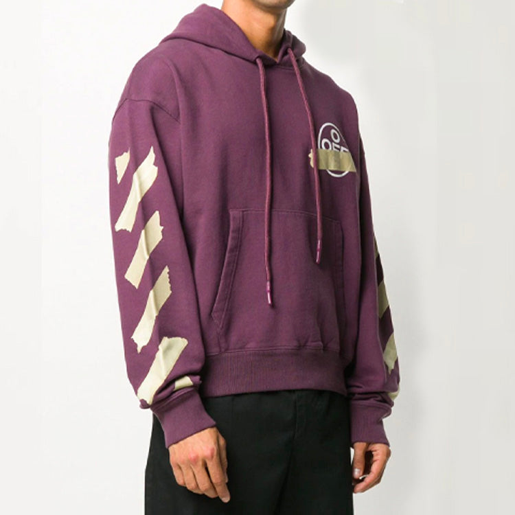 Off-White SS20 Arrows Printing Men Purple OMBB037R20E30002B248
