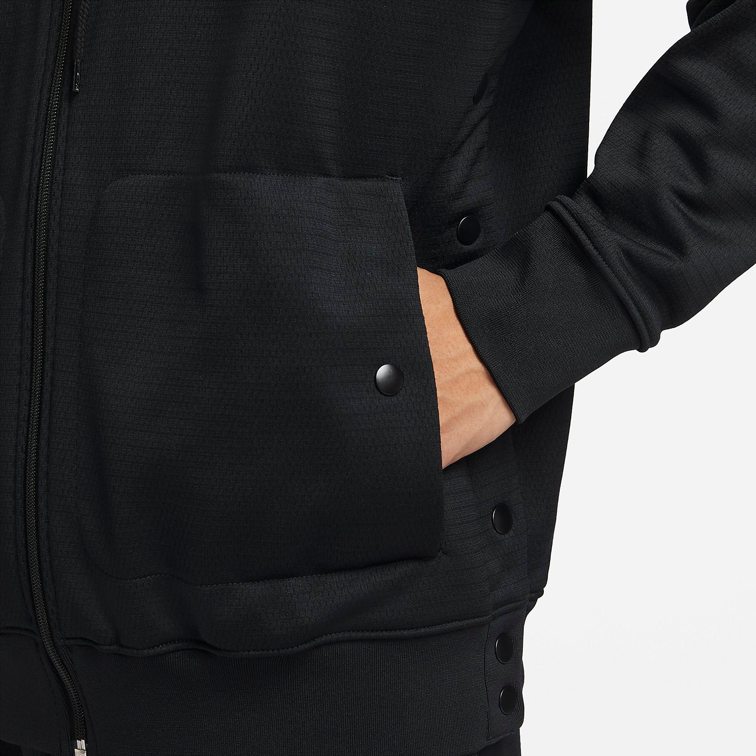 Nike Logo Therma-FIT Full-Zip Jacket 'Black' FB7116-010
