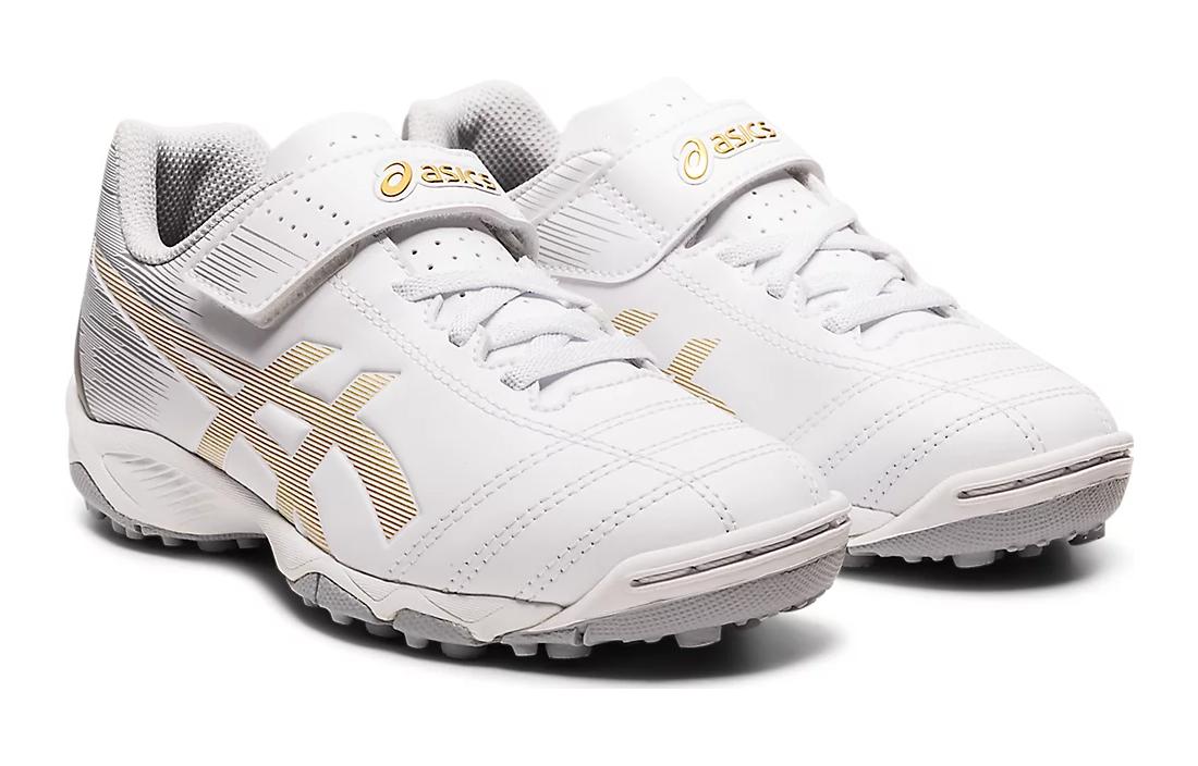 (GS) ASICS Juniole 6 TF Turf 'White Gold Grey' 1104A045-122