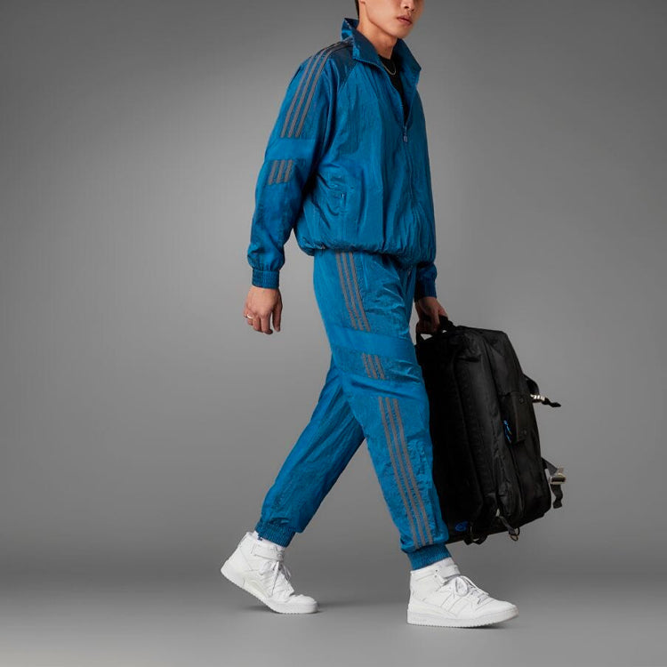 adidas originals Blue Version Series Side Stripe Loose Sports Pants HD2243