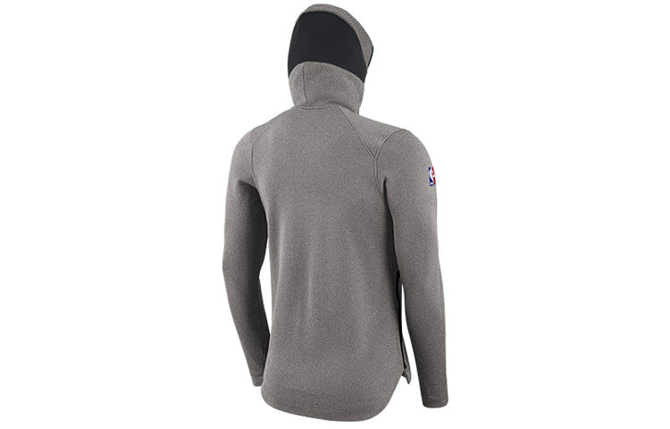 Nike Dry Showtime NBA Basketball Hooded Jacket Chicago Bulls Men's Grey 911106-021