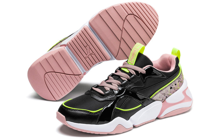 (WMNS) PUMA Nova 2 Shift 'Black Pink' 371049-01