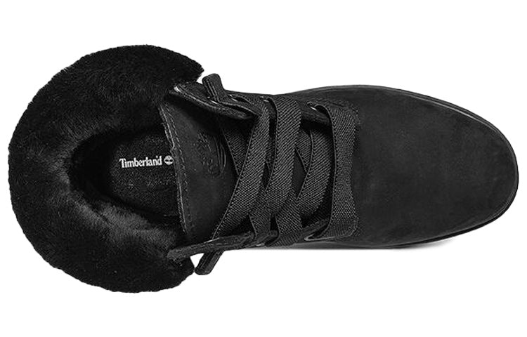 (WMNS) Timberland Jayne 6 Inch Waterproof Convenience Boots 'Black Nubuck with Fur' A25AM