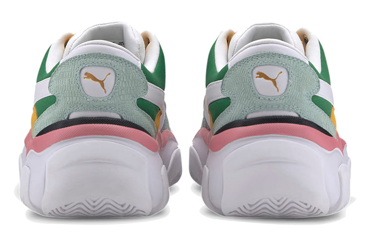 (WMNS) PUMA Storm.Y Color Block 'White Green' 371731-01