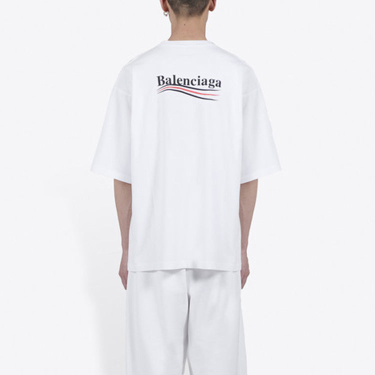 Balenciaga Logo Printed Small logo Male White 620969TIV529040