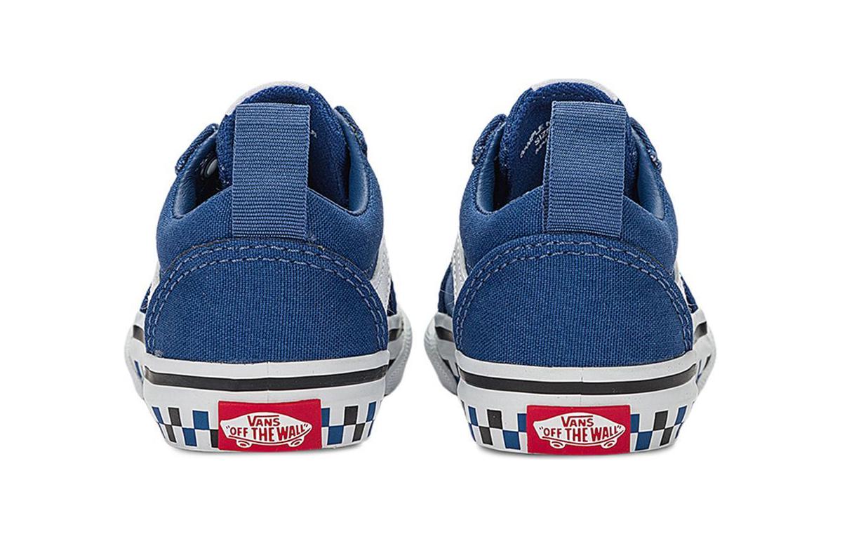 (TD) Vans Ward Slip-on Skate Shoes 'Blue White' VN0A3QU1BLU