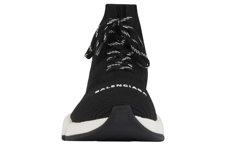 (WMNS) Balenciaga Speed 2.0 Sports Shoes Black/White 617214W17021015