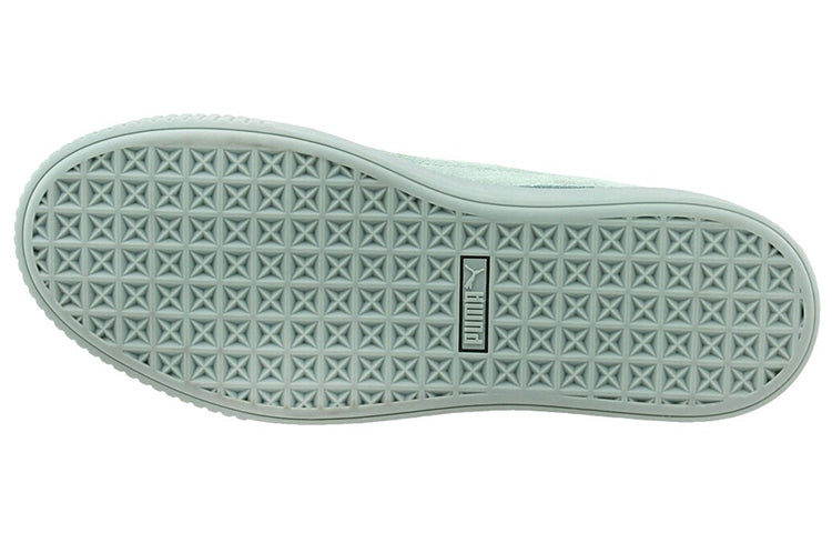 (WMNS) PUMA Basket Platform Patent Blue 363558-02