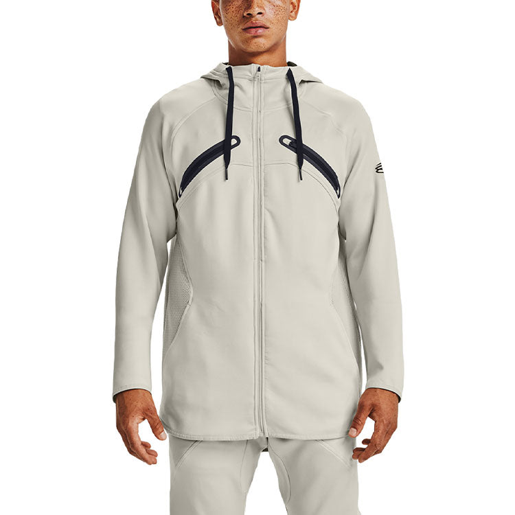 Under Armour Curry Stealth Basketball Sports Hooded Jacket 'White' 1356996-110