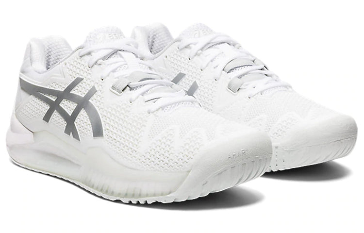 (WMNS) ASICS Gel Resolution 8 'White Pure Silver' 1042A072-100