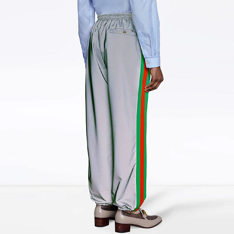 Gucci Reflective Jersey Loose Jogging Pant 'Silver' 587386-XJBN7-1300