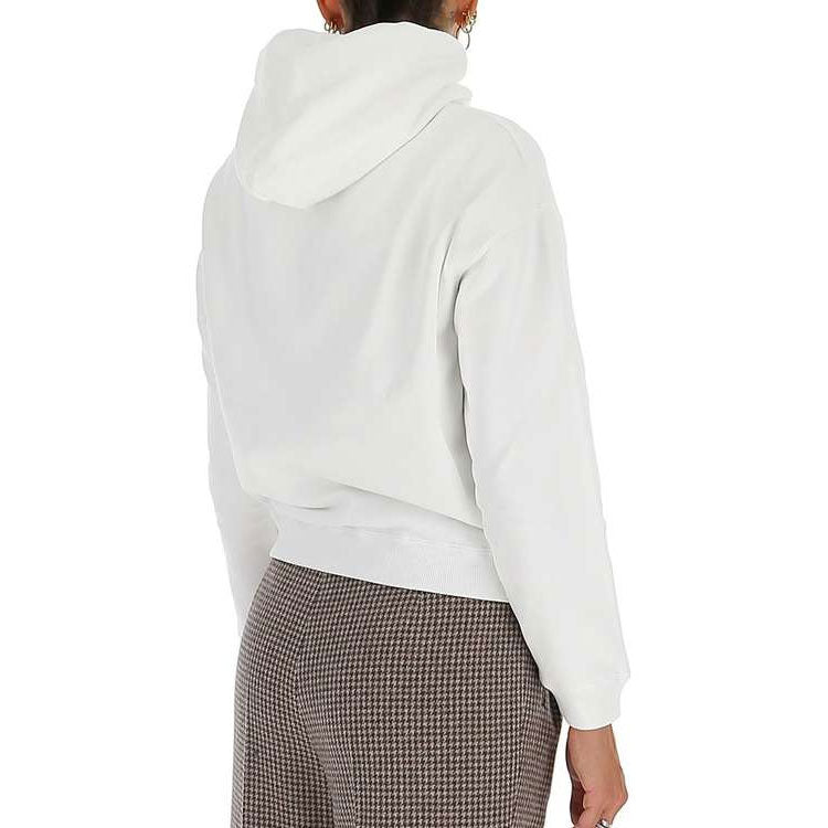 (WMNS) Balenciaga Koala Embroidered Hoodie White 612959TIVD29000