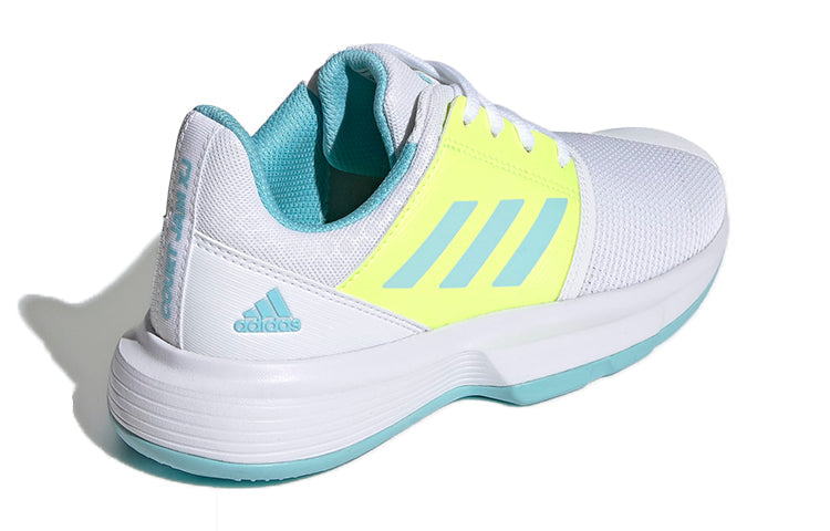 (GS) adidas Courtjam J 'White Blue Green' FX1489