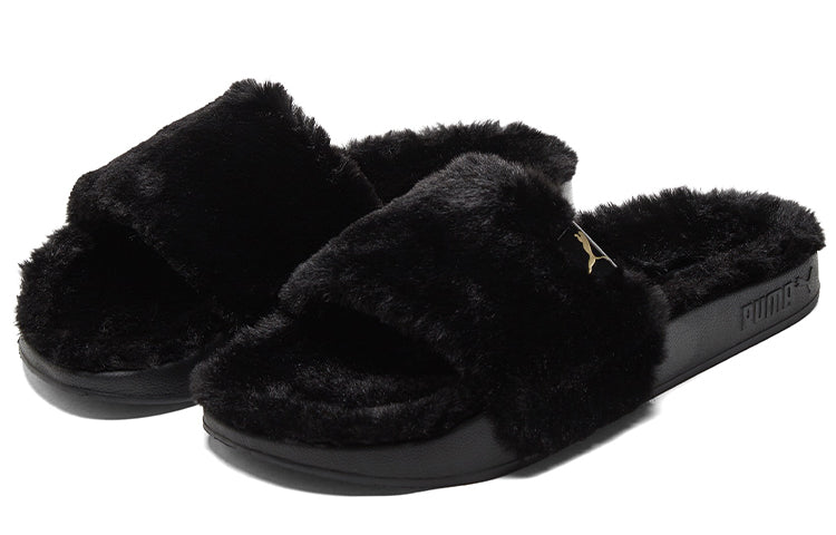 (WMNS) PUMA Leadcat 2.0 YLM 'Black Gold' 385803-01