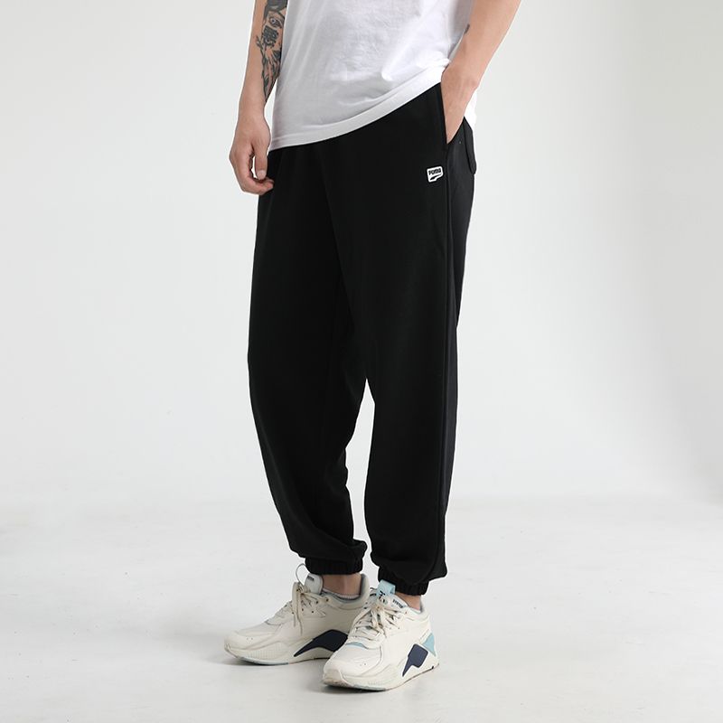 PUMA Downtown Pants 'Black White' 599195-01