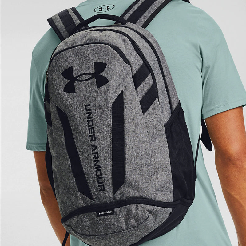 Under Armour Hustle 5.0 Backpack 'Grey Black' 1361176-002