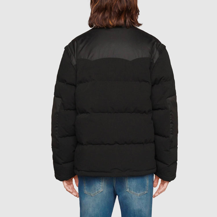 Gucci Down Jacket With Detachable Sleeves 'Black' 641311-Z8AMD-1043