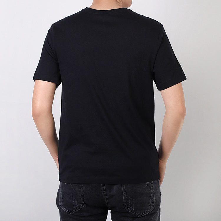 Air Jordan Shoe Alphabet Printing Short Sleeve Black CN3597-010