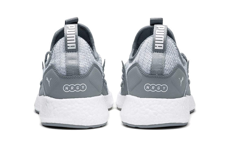 (WMNS) PUMA Nrgy Neko Knit Running Shoes 'Grey White' 191477-02