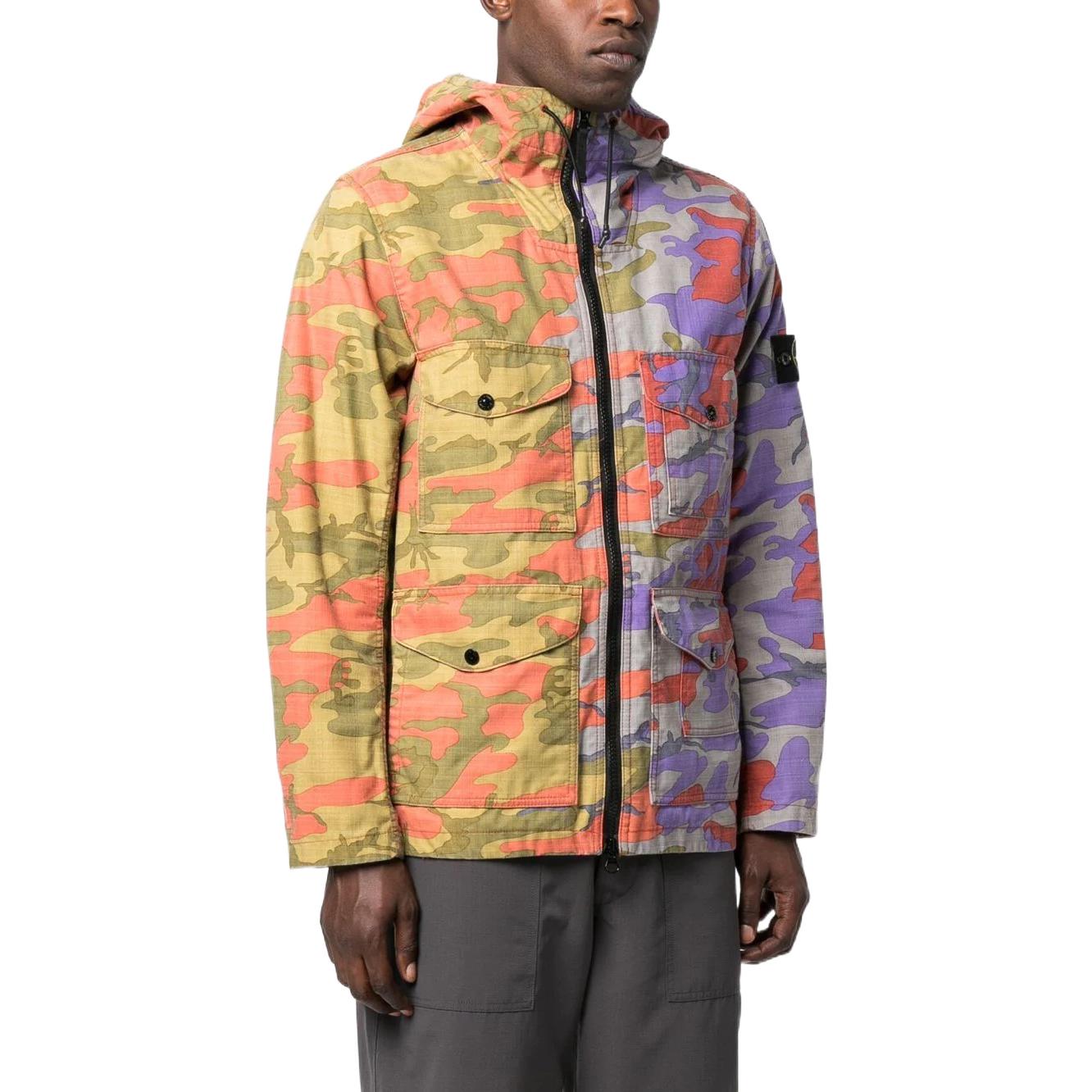 STONE ISLAND Hooded Light Outerwear 'Brick Red' 7715Q02E1-V0015
