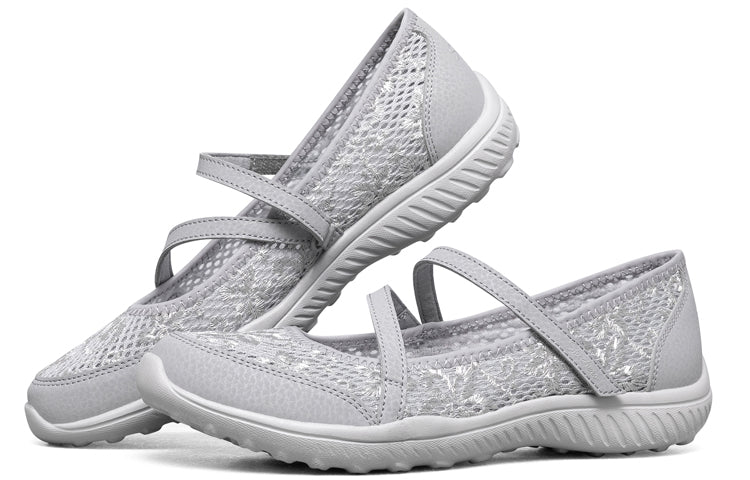 (WMNS) Skechers Be-Light 'Grey' 100022-GRY