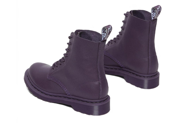 (WMNS) Dr. Martens 1460 Pascal Mono Lace Up Boots 'Blackcurrant' 27581628