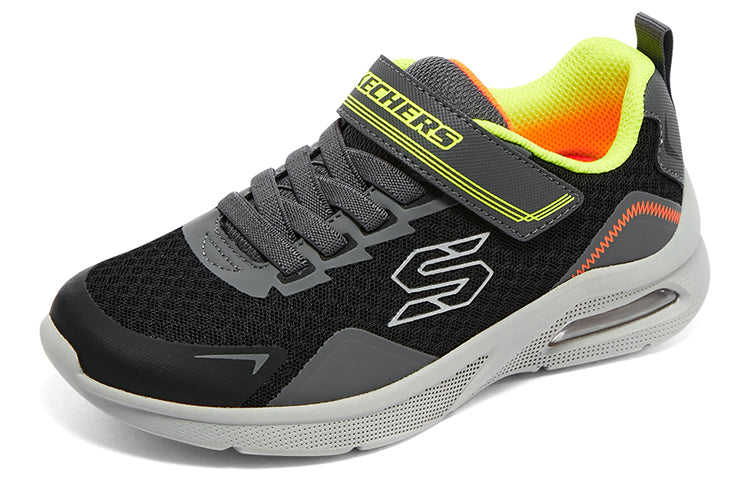 (GS) Skechers Microspec Max - Ravork Shoes 'Black Grey White' 403820L-CCBK