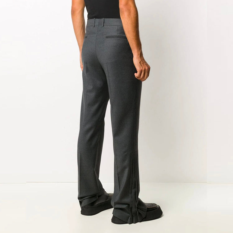Men's Off-White FW21 Suit Casual Long Pants/Trousers Gray OMCA143F20FAB00208001