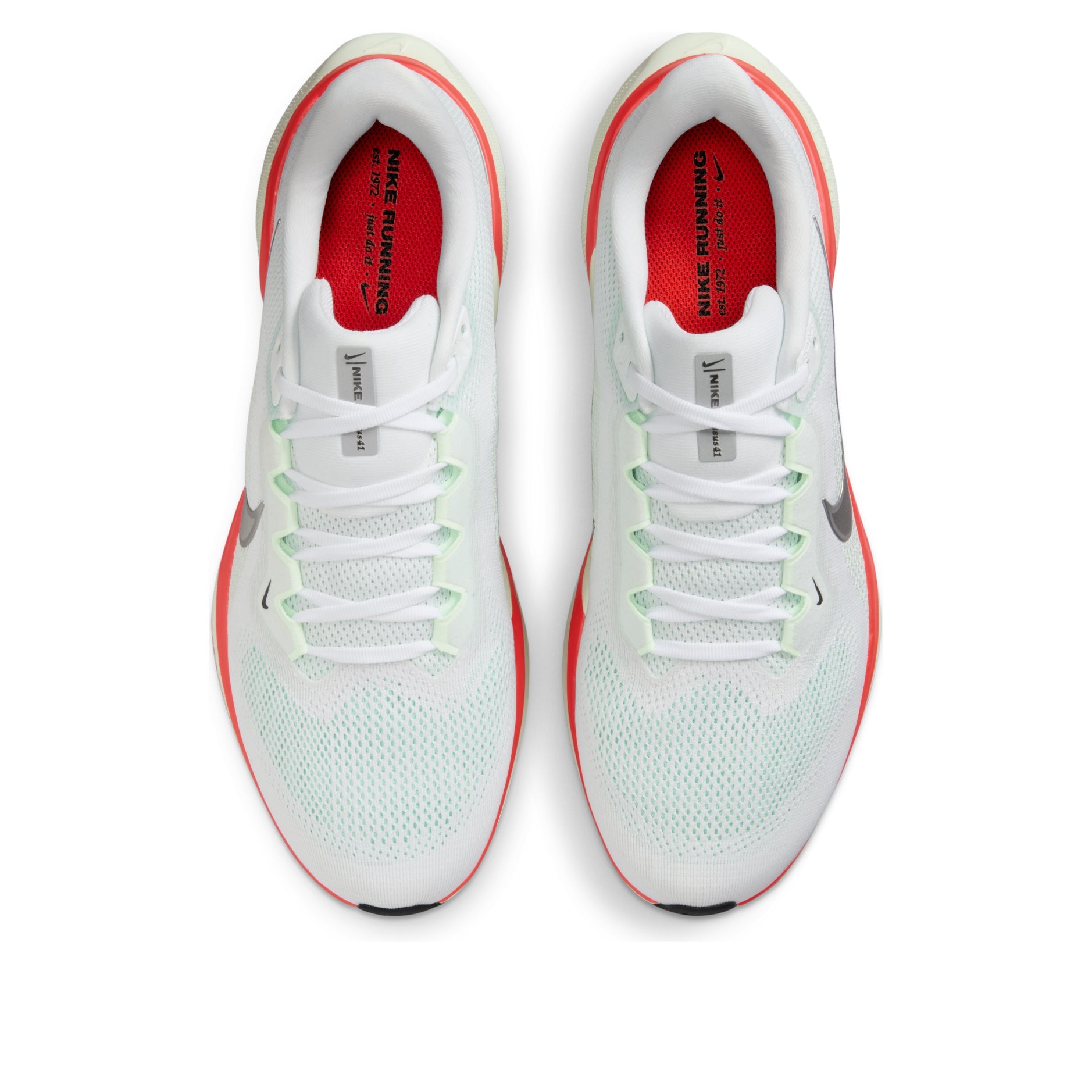 Nike Air Zoom Pegasus 41 'White Silver Barely Green Bright Crimson' FD2722-115