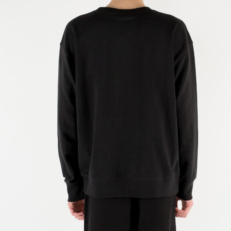 New Balance SS22 Embroidered Logo Sports Round Neck Pullover Black UT21501-BK