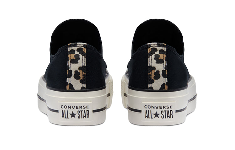(WMNS) Converse Chuck Taylor All Platform Low 'Black Leopard' 570773C