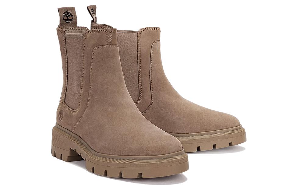 (WMNS) Timberland Cortina Valley Chelsea Boots 'Taupe Nubuck' A41EW