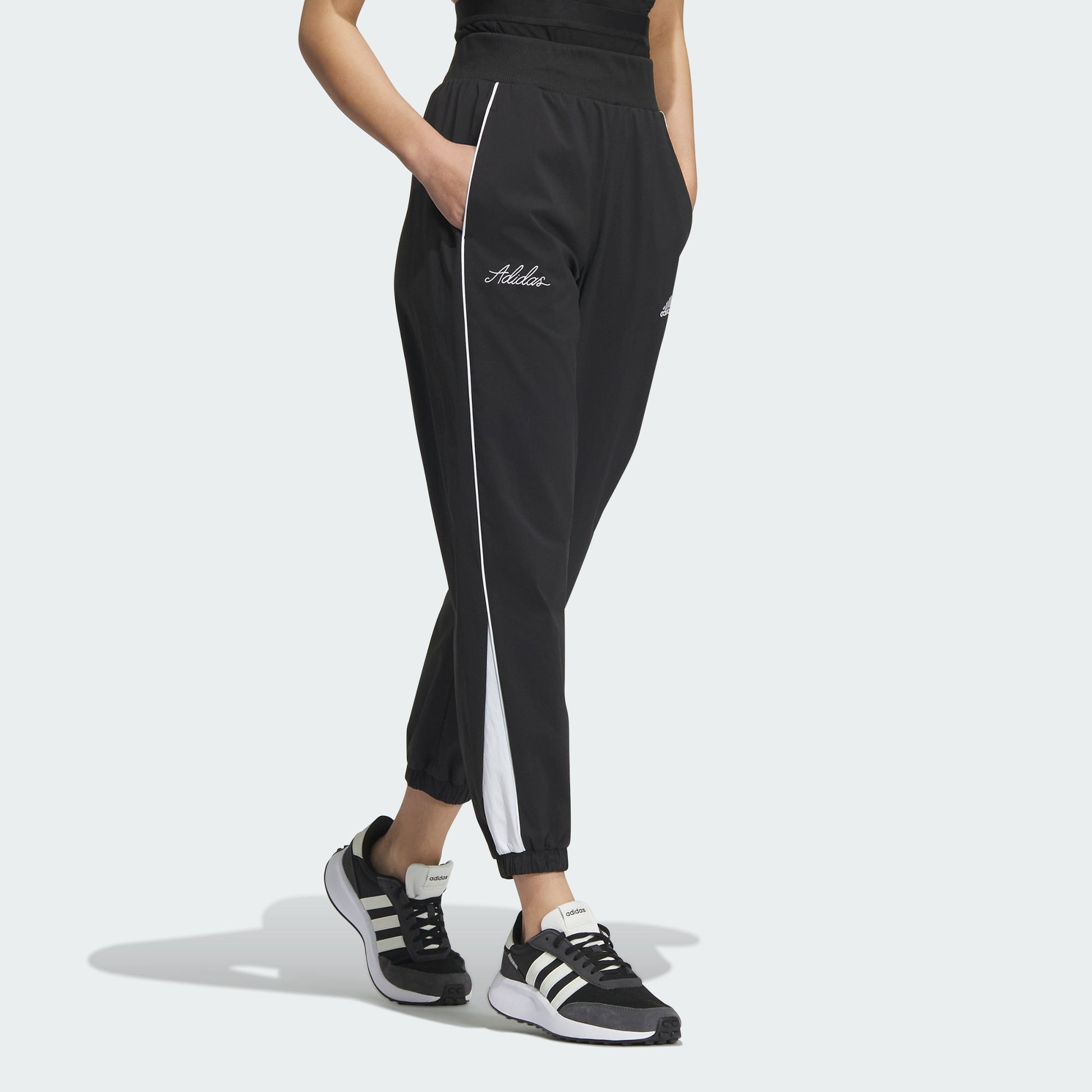 (WMNS) adidas RCO Woven Pants 'Black' IP0749